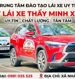 H&igrave;nh ảnh thực tế đ&agrave;o tạo l&aacute;i xe Minh Xu&acirc;n 2026