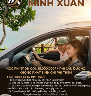 H&igrave;nh ảnh thực tế đ&agrave;o tạo l&aacute;i xe Minh Xu&acirc;n 2026