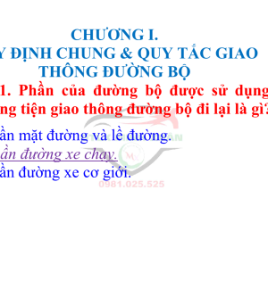 Cẩm nang 600 câu hỏi sát hạch lái xe