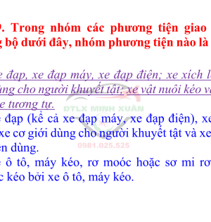 Cẩm nang 600 câu hỏi sát hạch lái xe