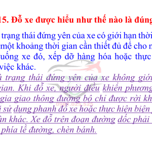 Cẩm nang 600 câu hỏi sát hạch lái xe
