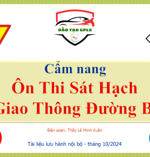Cẩm nang 600 câu hỏi sát hạch lái xe