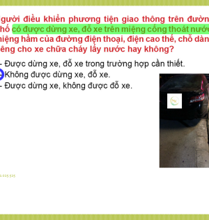 600 câu hỏi GPLX cẩm nang